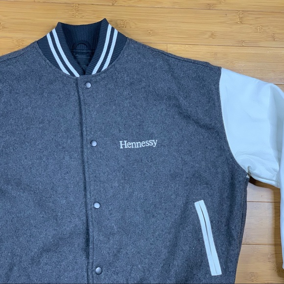 Hennessy Varsity Jacket Employee Exclusive Leather - Picture 7 of 8
